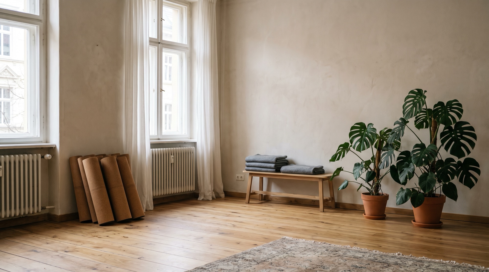The studio on Bahrenfelder Straße, early morning